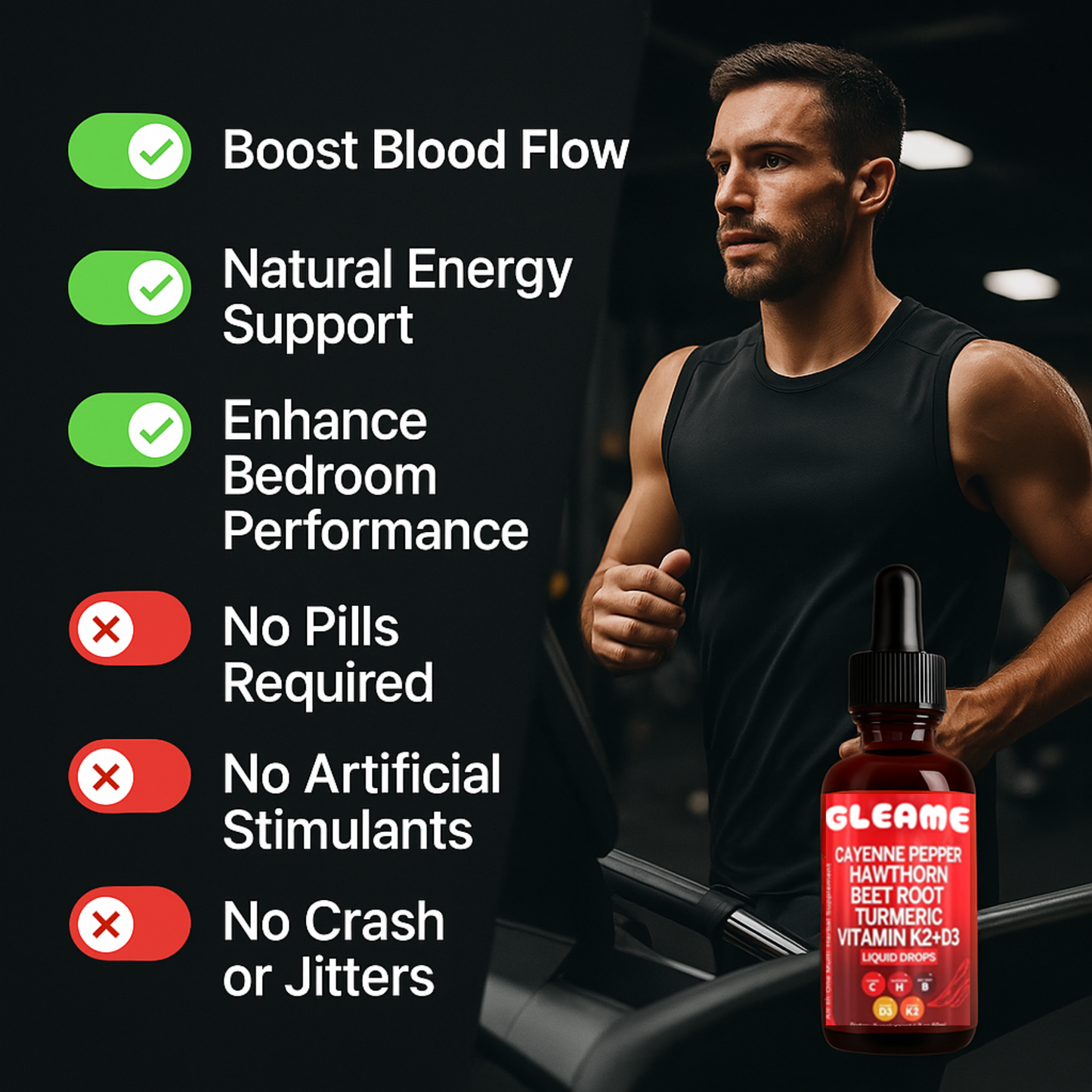 Cayenne Pepper Supplement Liquid Drops